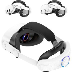 Head Strap for Meta/Oculus Quest 3/3S: Adjustable Quest 3/3S Elite Strap Replacement - Enhanced Comfort Support of VR Headset - Reduce Pressure Extend Playtime