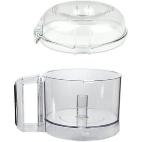 Cutter Bowl and Lid Compatible with Robot Coupe R2, R2B, R2, DICE, R2N, R101B Food Processor Cutter 112203S 106458S