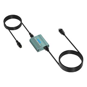 HDMI Audio Extractor Splitter 4K, HDMI to Optical Toslink SPDIF Video Audio Adapter Supports Digital/DTS, PCM HDR10 (NOT Support ARC)