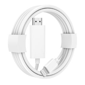 [Apple MFi Certified] Lightning to HDMI Cable Adapter for iPhone to HDTV,1080P Digital AV Adapter Sync Screen Connector Compatible for iPhone 14 13 12 11 Pro Max XR X 8 7 to TV Projector Monitor