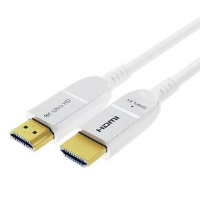 8K Fiber Optic HDMI Cable 20FT, Long Active HDMI 2.1 Cable 48Gbps Ultra High Speed 8K@60Hz 4K@120Hz HDR10 eARC 3D HDCP 2.3 Compatible for Laptop, PC, Monitor, PS5, PS4, Xbox, HDTV, Projector