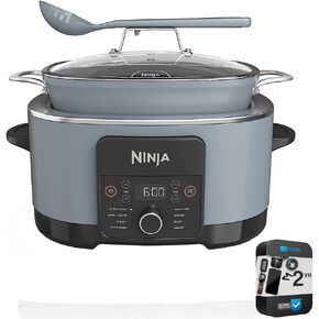 Ninja MC1001 Foodi Possible Slow Cooker PRO Multi-Cooker (Renewed) Bundle with 2 Year Enhanced Protection Pack