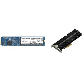 Synology M.2 22110 NVMe SSD SNV3510 800GB (SNV3510-800G) & 10Gb Ethernet and M.2 Adapter Card E10M20-T1, RJ-45; 1 Port