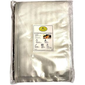 Medium 8X12 Vacuum Food Sealer Bags, Precut, Transparant, Commercial Grade, BPA Free, Heavy Duty, Storage for Meal Meat Vegetables (50 pcs)