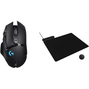 Logitech G502 Lightspeed Wireless Gaming Mouse + G515 TKL Wireless Gaming Keyboard (Tactile) Bundle: Black