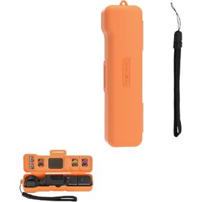 Pocket 3 Carking Case Case Storage Magnetic Storage for Osmo Pocket 3 & Accessories ، علبة سفر مقاومة للخدش مقاومة للصدمات ، تناسب المرشحات والعدسة ذات الزاوية العريضة ، مع حزام معصم قابل للتعديل (الأزرق)