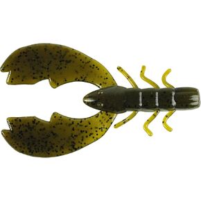 Berkley PowerBait Chigger Craw Green Pumpkin, 4" (9 Count)