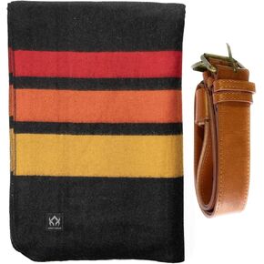 Arcturus Sunset Peak Wool Blanket and Carry Straps Bundle