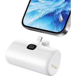 Small Portable Charger, 5000mAh Mini Power Bank for iPhone, 20W Fast Charging Power Bank, Travel Essentials for Portable Charger Compatible with iPhone 14/14 Pro Max/13/13 Pro/12/11/XS (Black)