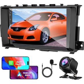 4G+64G Car Radio Stereo for Nissan Altima 2013-2018, Wireless Carplay&Android Auto with Android 12 Support Bluetooth/Voice Control/GPS/WiFi/Back-up Camera/SWC/FM, 9 Inch IPS Touch Screen