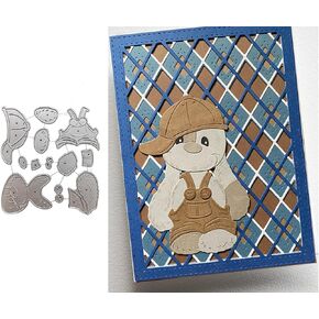 Spring Holiday Dies for Card Making Duck Easter Cutting Dies for Scrapbooking Animal Die Cuts DIY Scrapbooking Photo Album for Die Cut Machine Tools