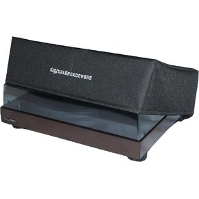 Turntable Dust Cover for Fluance Turntables - Compatible Fluance Record Player Dust Cover Protector for RT80, RT81, RT82, RT83, RT84, RT85 - Antistatic Fabric Water Resistant Turn Table Dust Covers