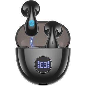 AI Language Translation Earbuds - Translation Earbuds Real Time, 144 Languages Online Translation, Two-Way Translator with APP for iOS for Android, Simultaneous Translation Bluetooth 5.4