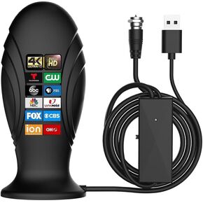 TV Antenna for Smart TV，Antenna for TV Without Cable with 560+ Miles Coverage Range,Amplified Signal Booster Support Smart TV and All Older TV's,with High Performance Coax Cable