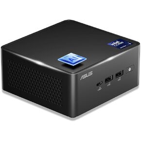 ASUS NUC 14 Pro Slim AI Powered Mini Desktop (Intel Ultra 5-125H, Intel Arc Shared, 16GB DDR5, 1TB PCIe SSD, 2 Thunderbolt 4, WiFi 6E, Bluetooth 5.3, 120W PSU, RJ-45, 2 HDMI, Win 11 Pro)