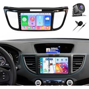 4+64G Android 13 Car Radio for Honda CRV 2012-2016 دعم اللاسلكي Carpaly & Android Auto ، شاشة لمس IPS 10 بوصة ، ستيريو راديو Android لـ CRV مع Bluetooth/WiFi/GPS/FM/SWC/Camera Camera