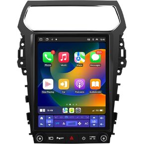 8 Core Android 13 Car Radio Stereo for Ford Explorer 2011-2019, 12.1 inch Touch Screen with Wireless CarPlay Android Auto DSP Bluetooth GPS Navitation