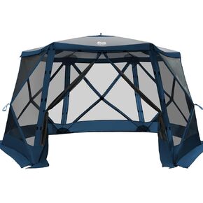 Timber Ridge 12 × 11 قدمًا منبثقة ، منزل شاشة فوري محمول مع شبكات ، وسهولة 60 ثانية ، و 6 أشخاص ، مثالية للتخييم ، الفناء الخلفي ، الفناء ، التيل ، النزهات
