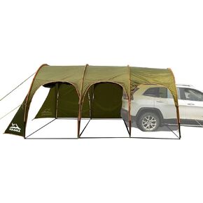 Car Canopy Tent Large Camping Shade for 8-10 Person Family Tent Picnic, BBQ, Friends Gathering Waterproof Windproof Lightweight Easy Setup 15 * 10 FT