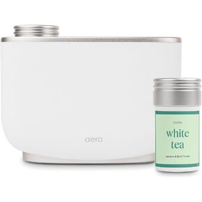 AERA SMART HOME HOME DOFFUSER و WHITE TEA TEA PUNDLE - ALEXA متوافقان ، hypoallergenic ، الأسرة والحيوانات الأليفة ، خاضعة للسيطرة على التطبيق