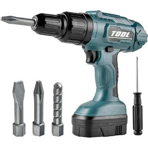 Bellochiddo Electric Toy Drill - Pray Play Power Tools Set - Construction Toddler Tool With With Wresistic Light و Sound - Preschool Gift for Boys & Girls (Red) in Kuwait