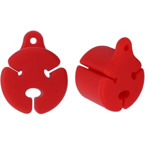 2PCS Fishing Rod Fixed Ball, Silicone Fishing Pole Clip Fishing Rod Accessories for Fishing Pole