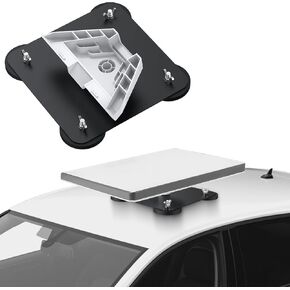Justech Starlink Mini Car Roof Mount, Magnetic 132 LBS Quick Release Starlink Mini Mounting Kit for RVs, Vans, Trucks, Boats, Yachts, Aluminum Alloy