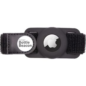 Bottle Beacon™ AirTag Holder for Water Bottles (Beige) - Water Bottle Tracker for Busy Moms | Great for Kids, Travel, and Active Parents