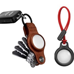 KeySmart Leather AirTag & AirClip AirTag