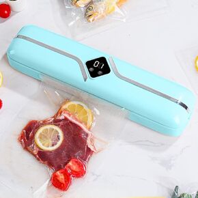 Vacuum Sealer Machine, Food Sealer, Dry & Moist Food Modes, Compact Design, Easy To Clean,Led Indicator Lights (Green)