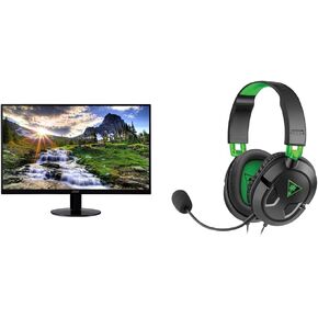 acer 21.5 Inch Full HD (1920 x 1080) IPS Ultra-Thin Zero Frame Computer Monitor & Turtle Beach Recon 50 Xbox Gaming Headset for Xbox Series X/S, Xbox One