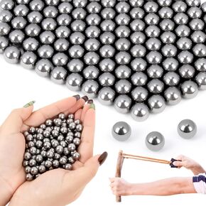 Sukh Slingshot Ammo - Steel Sling Shot Ammo Balls 9mm Ammo Professional Balls for Hunting & Shooting, Target, Competition，Practice (0.9 Pound)