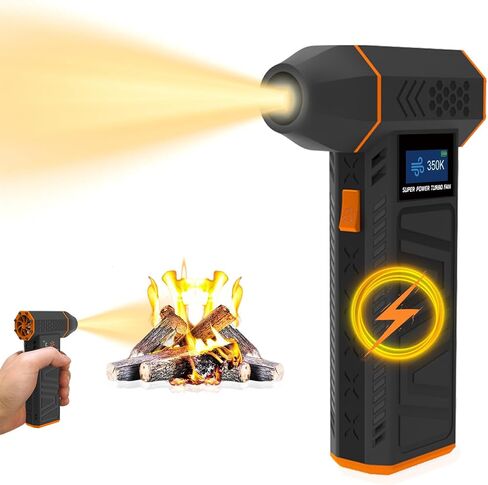Duster Air Air مضغوط ، منفاخ جاف طائرة 350،000 دورة في الدقيقة مع شاشة LED والضوء ، 3 أوضاع تروس توربو للوحات المفاتيح ، و duster الهواء الكهربائي استبدال علبة الهواء المضغوط in Kuwait