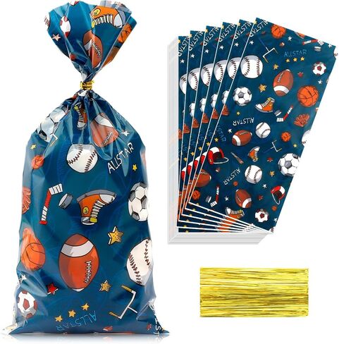 Fall Thanksgiving Treat Bags Fall Thanksgiving Cellophane Treat Bags 100 Pcs Plastic Autumn Leaf Cookie Candy Bag with Twist Ties for Goodies Holiday Party Favor Bag Supplies Present Gift Wrapping in Saudi Arabia