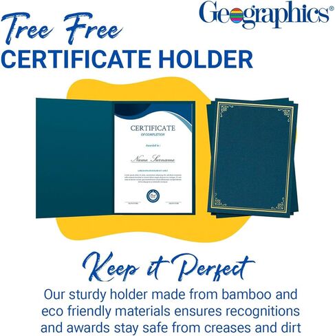 جغرافية شهادات خمر 8.5 "× 11" ، دبلوم خالي من الأشجار ، وأغلفة الشهادات ، مجلد جائزة الوثيقة ، حامل شهادة مع رقائق ذهبية ، أسود ، حزمة 5 in Kuwait