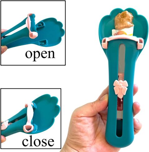 Cat Claw Shaped Cat Strip Squeeze Spoon, Delectables Lickable Cat Treats Spoon, Wet Treat Cat Feeder Spoon Treat Squeeze Spoon for Lickable Wet Cat Treats Liquid Snack Feeding (Pink) in Saudi Arabia