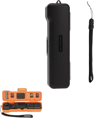 Pocket 3 Carking Case Case Storage Magnetic Storage for Osmo Pocket 3 & Accessories ، علبة سفر مقاومة للخدش مقاومة للصدمات ، تناسب المرشحات والعدسة ذات الزاوية العريضة ، مع حزام معصم قابل للتعديل (الأزرق) in Saudi Arabia