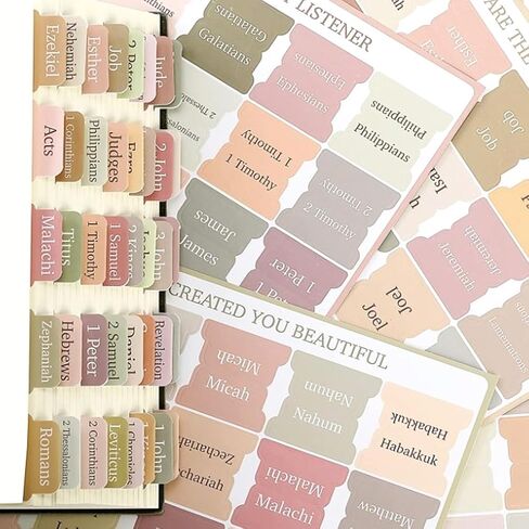 علامات تبويب الكتاب المقدس ، علامات تبويب الكتاب المقدس للنساء والرجال ، لوازم اليومية للكتاب المقدس لعلامات الكتاب المقدس علامات تبويب لعلامات الكتب علامات تبويب فهرس الشريط ، علامات تبويب الصفحة (5pcs) in Kuwait