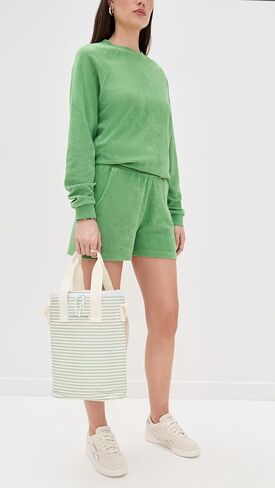 SunnyLife Women's Light Cooler Drinks Bag, Sage Stripe, One size in Saudi Arabia