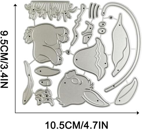 Spring Holiday Dies for Card Making Duck Easter Cutting Dies for Scrapbooking Animal Die Cuts DIY Scrapbooking Photo Album for Die Cut Machine Tools in Saudi Arabia