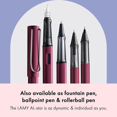 LAMY AL-star graphite - Mechanical Pencil with transparent, ergonomic grip & lightweight aluminum body - including LAMY M 41 fine line refill 0.5 mm & eraser tip in Saudi Arabia