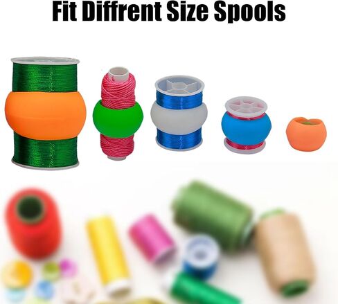 100pcs Thread Spool Savers/Spool Huggers - Prevent Thread Tails from Unwinding for Sewing and Embroidery Machine Thread Spools in Kuwait