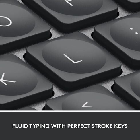 Logitech MX Keys Mini Keyboard and Lift Vertical Ergonomic Mouse Combo - Wireless, Backlit Keys, Bluetooth or Logi Bolt USB receiver, Quiet, Windows/macOS/iPadOS, Laptop, PC - Graphite in Saudi Arabia
