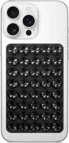 Silicone Suction Cup Phone Case Mount, Hands-Free Strong Grip Holder for Selfies and Videos, Silicon Adhesive Phone Stand Sticky with Higher Suction Power for Cell Phone Black in Kuwait
