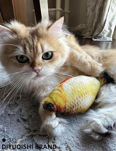 19 Piece Cat Toys Pack - 5 Bell Balls, 10 Plush Balls, 4 Spring Toys - Kitten Toys for Indoor Cats in Saudi Arabia