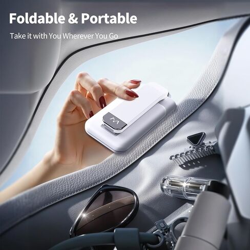 iWalk Magnetic Phone Stand for Desk و Angle and Aumnted Admable Mobile Holder ، وقصة مغناطيس قابلة للطي متوافق مع iPhone 16 15 14 13 12 Pro Max و Magsafe ، White in Kuwait