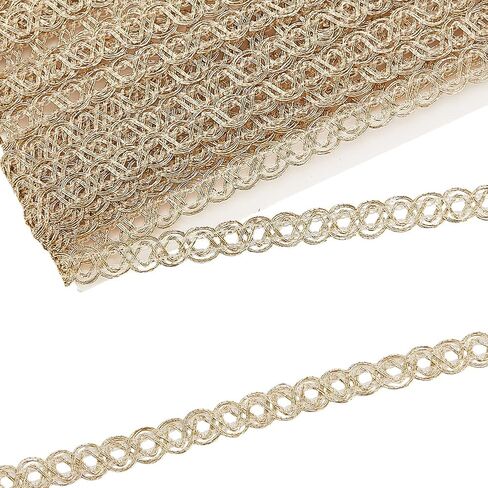 10.94 Yards Tiny Lace Trim, 0.2 Inch Wide Doll Mini Lace Trim DIY Craft Ribbon for Doll Clothes Sewing Craft Supplies and Gift Wrapping Decorations, White in Saudi Arabia