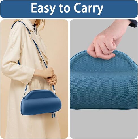 Hard Case for JBL Charge 6/Charge 5 Portable Waterproof Speaker | Shockproof, Water Resistant, Impact-resistant, Protective Storage Box, Smooth Zipper, Portable Carrying Box, Blue Case in Kuwait