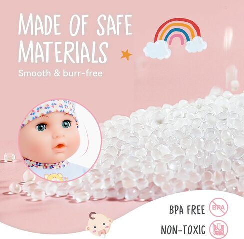 Toy Choi's 16 Inch Interactive Baby Doll Pink - Talking Feeding Dolls with Different Sounds and Accessories, Pretend Play Preschool Toys Gift for Toddlers 2 3 4 5+ Year Old Girls Boys in Saudi Arabia