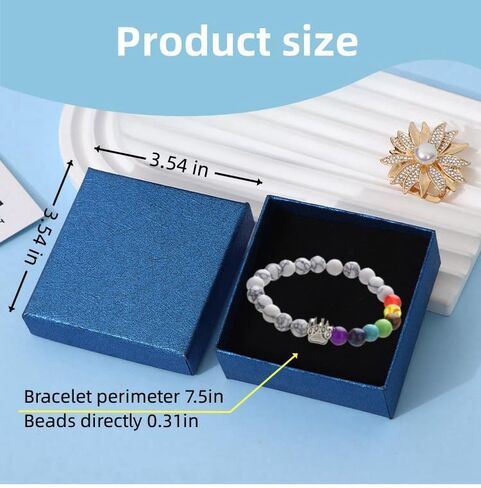 Pet Memorial Gifts for Beloved Dog Cat,8MM Mixed Color Bead,Loss of Dog Sympathy Pet Memorial Bracelet for Women Men,Dog Memorial Gifts for Loss of Dog (Blue) in Saudi Arabia